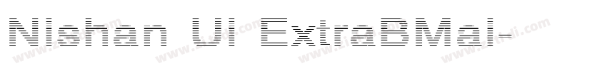 Nishan Ui ExtraBMai字体转换